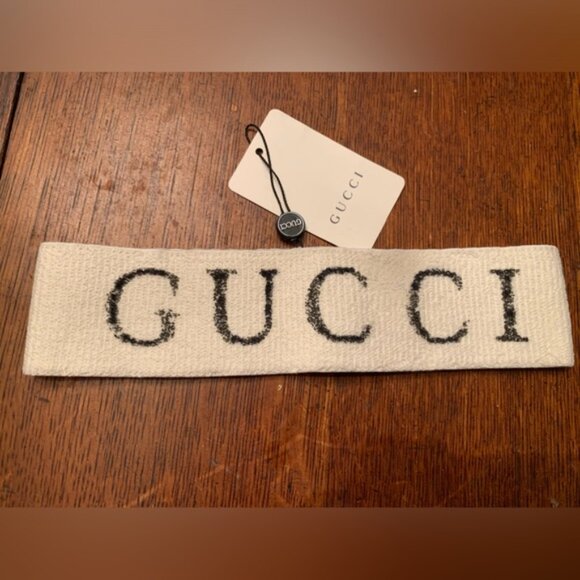 Nwt Gucci Cream Elastic Headband New never used excellent condition - Picture 2 of 11
